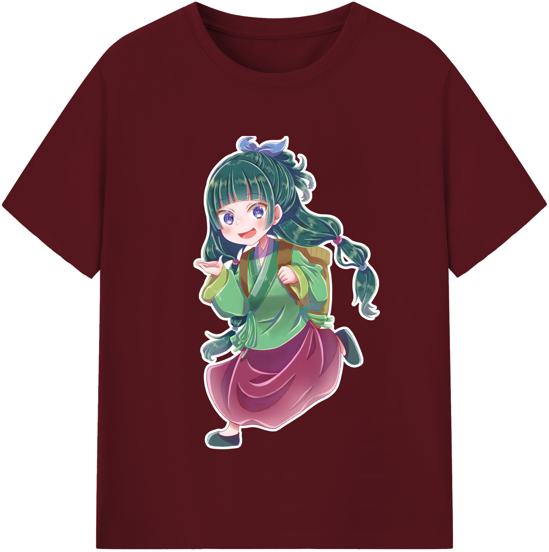（画像用） 薬屋のひとりごと The Apothecary Diaries 綿100％半袖Tシャツ（フロントプリント）